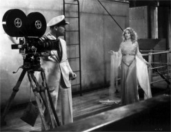 Robert Armstrong and Fay Wray aboard ship