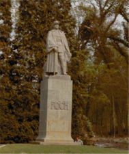 Statue of Marshal Ferdinand Foch. Compigne. Glade of the Armistice.
